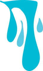 water drop splashing vector