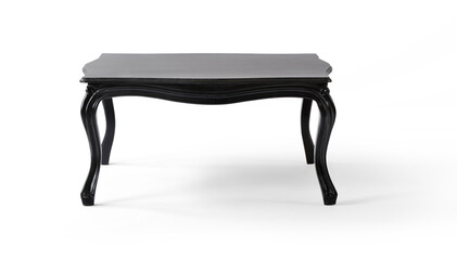 classic coffee table isolated on white background