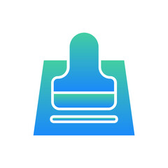 Stamp Flat Gradient Style