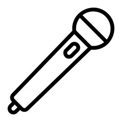 mike line icon