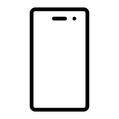 smartphone line icon