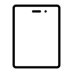 tablet line icon
