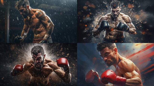 Boxing Moments, fighter doing his best