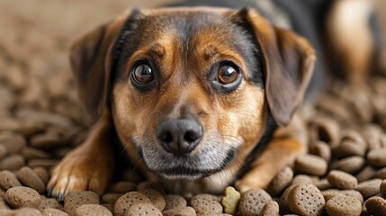 Innocent Gaze Amidst a Sea of Treats