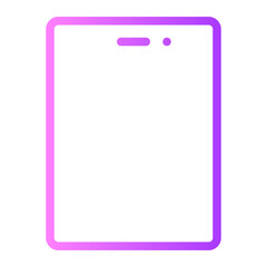 tablet gradient icon