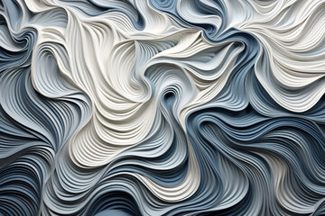 abstract wave background. texture with weave, fractals, white-gray color.