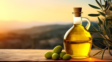 Fresh olive oil produced by Green Olive Oil