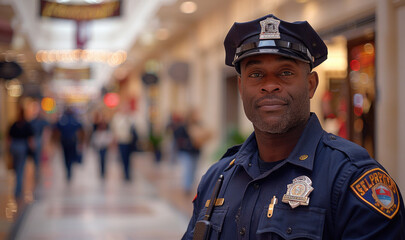 Dedicated Officer Patrolling Mall Premises