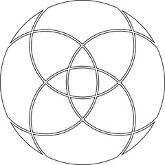 Naklejka premium Circle shapes set. Design elements