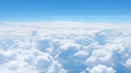 Fototapeta premium Pictures of white clouds in the blue sky 