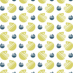 Nutrition icon repeated lovely trendy pattern beautiful vector illustration background