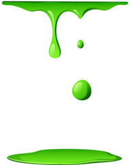 Cartoon Slime Dripping
