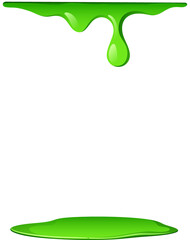 Cartoon Slime Dripping
