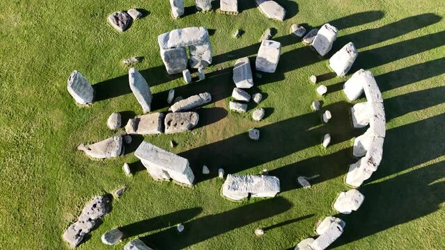 Stonehenge bathed in Sunshine