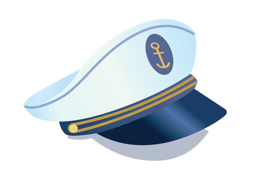 Illustration of a ship captain's hat