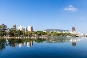Fototapeta na wymiar Riverside in kaohsiung city at Taiwan
