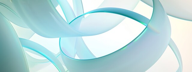 Abstract 3d circle bend lines backgound