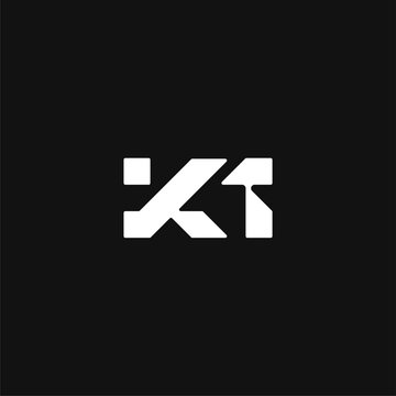 modern Letter K1 logo concept for tech company