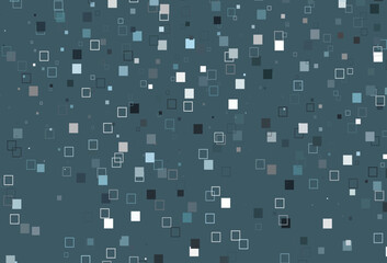 Light BLUE vector template with square style.
