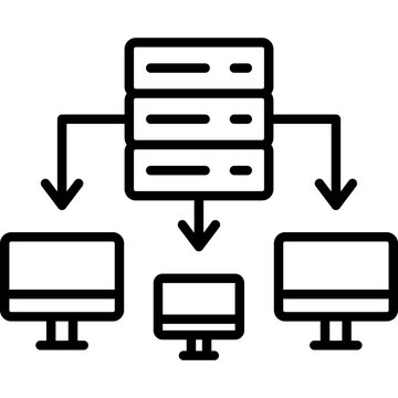 Cluster Computing Icon