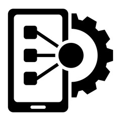Mobile App Development Icon