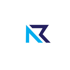vector logo real estate modern design letter R