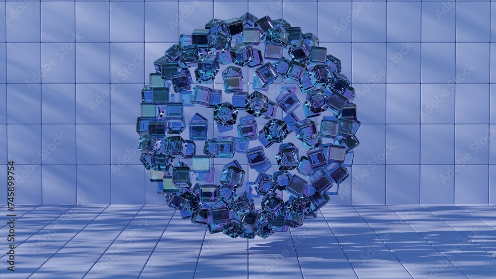 Poster a visual depiction of data being organized and categorized into structured formats, underscoring the