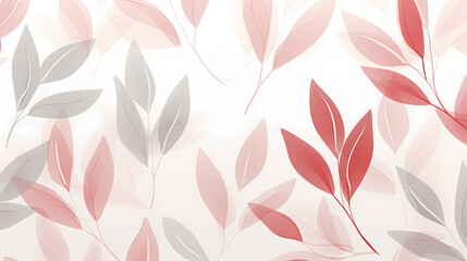 Warm, light leaf pattern embraces the beauty of the season