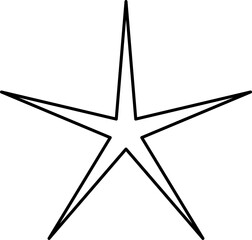 Obraz premium Minimalist line stars icon, twinkle star shape symbols. Minimalist silhouette stars icon set, twinkle shining star shape symbols, icons, elements. Modern geometric sparkle silhouettes sign vector.