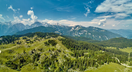 Velika Planina. High mountains. Slovenia
