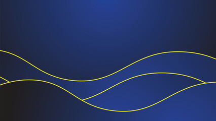 Blue ocean wave background wallpaper vector image. Illustration of graphic wave design for backdrop or presentation