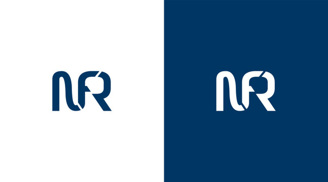 NFR Letter Logo Design, NFR icon Brand identity Design Monogram Minimalist Logo
