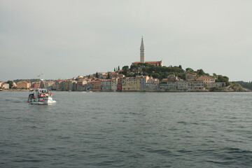 Naklejka premium Voyage à Rovinj en Croatie