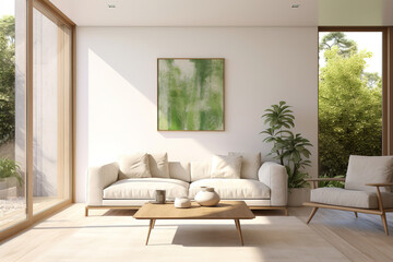 Fototapeta premium modern living room with sofa.