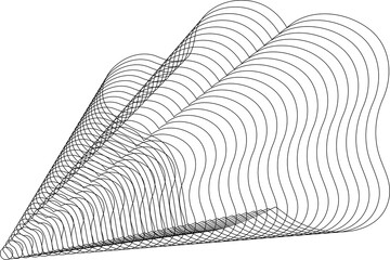 Dynamic wave lines shape, flowing, liquid, fluid elements