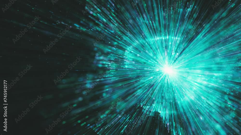Wall mural shockwave explosion freeze background/ animation of an abstract shockwave explosion background slow 