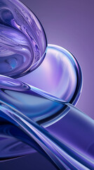 Abstract background with water. AI generated art illustration.