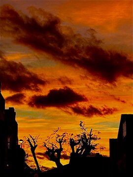 ATARDECER EN LA CIUDAD