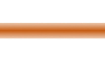 Orange Color fading horizontal stripe with transparent background