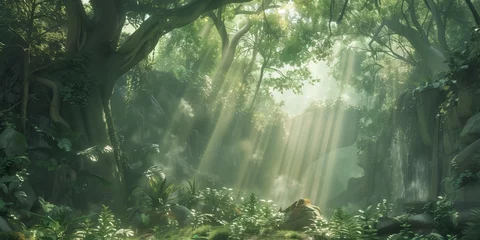 Gordijnen rainforest.  © CreativeCreations