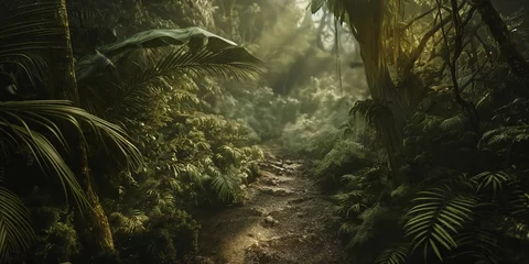 Foto op Plexiglas rainforest.  © CreativeCreations
