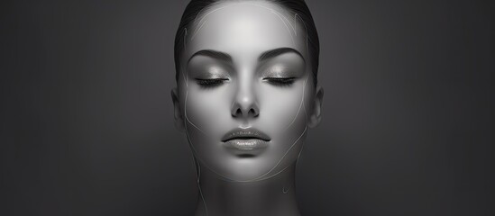 Futuristic Woman: An Enigmatic Portrait of Technology and Beauty