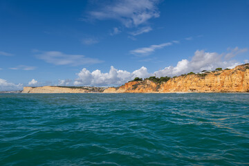 Algarve Coastline Ocean View In Portugal
