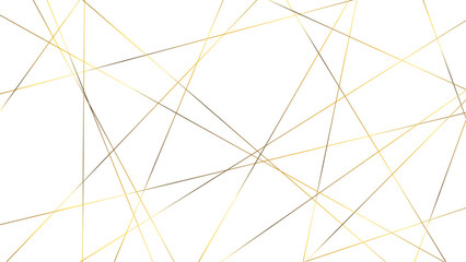 Abstract golden random diagonal line isolated on transparent background.