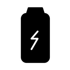 Battery Cell Charge Glyph Icon