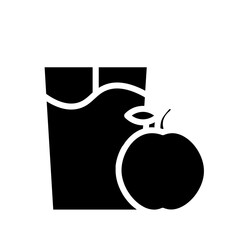 Juice Diet Drink Glyph Icon