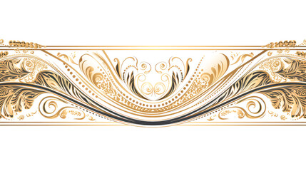 Elegance in Gold: A Beautiful Golden Texture Exuding Luxury on a White Background, Creating Stunning and Ornate Gold Graphic Resources Decorative Art