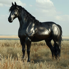 Horse Photo Illustration