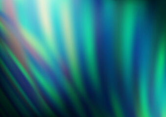Dark Blue, Green vector abstract template.