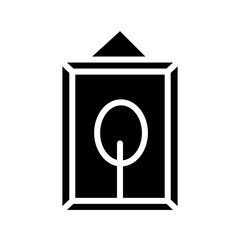 House Interior Paint Glyph Icon